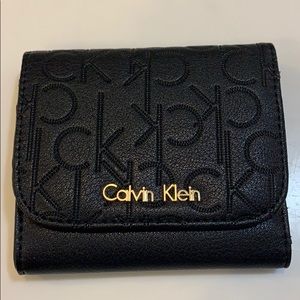 black calvin klein wallet